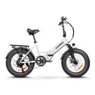 SAMEBIKE LOTDM200 II električni bicikl 20" 750W 13Ah, bijeli